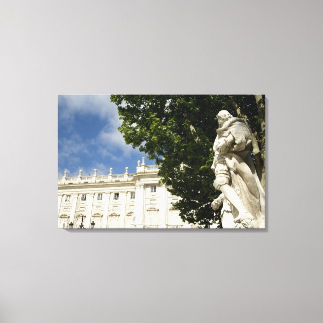 Impressão Em Tela Espanha, Madrid. Palácio Real. (Frente)