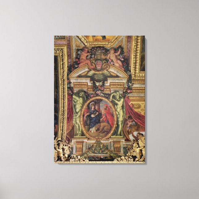 Impressão Em Tela Espanha Reconhecendo a Pré-Eminência da França (Frente)