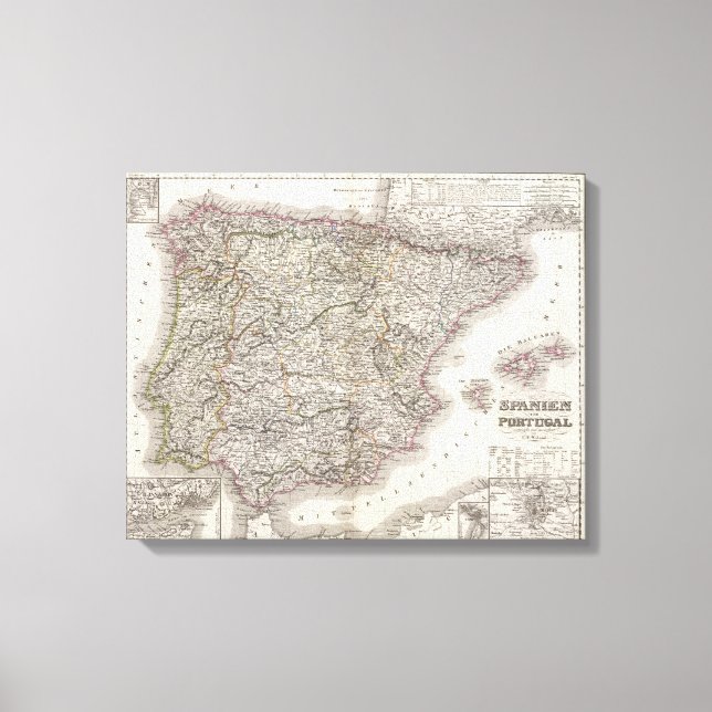 Impressão Em Tela Espanhol, Portugal (Frente)