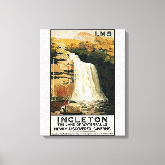 Impressão Em Tela Espectadores Subem na Poster da Via Navegável (Frente)