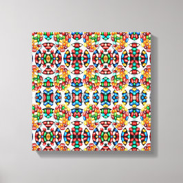 Impressão Em Tela Espectro de Sweet: Feijões-de-gelatina em Technico