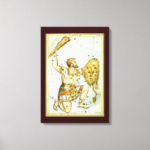 Impressão Em Tela Espelho da Urânia, Mapa Celestial da Astronomia Vi