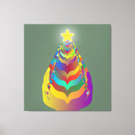 Impressão Em Tela Esperança e União de Natal