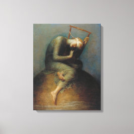 Impressão Em Tela Esperança (por George Frederick Watts)