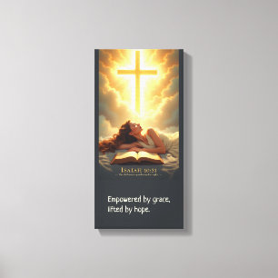 Impressão Em Tela Esperando no Senhor