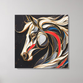 Impressão Em Tela Espírito Colorido de Estalão