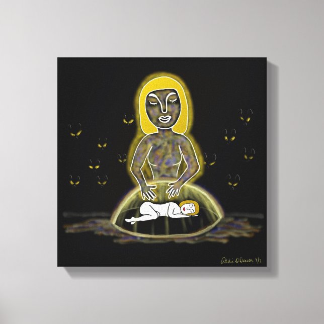 Impressão Em Tela Espírito de bondade Adoradora (Frente)