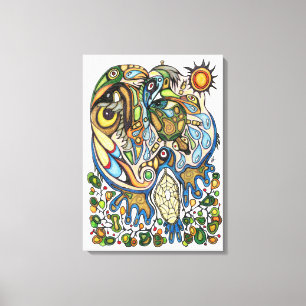 Impressão Em Tela Espírito de Shaman: Sonho do Thunderbird (NORTE)