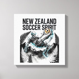 Impressão Em Tela Espírito do Futebol da Nova Zelândia Esqueleto Str