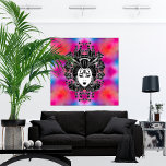 IMPRESSÃO EM TELA ESPÍRITO MÍSTICO CELESTICAL JAPONÊS GEISHA<br><div class="desc">Na cultura japonesa, alguns acreditam que nossas almas se tornam mariposas depois que morremos. Este espírito celestial e místico japonês Geisha está em jornada através da vida após a qual sua alma se transformará em uma bela mariposa. O "terceiro olho", os símbolos do espírito lua e mariposa representados nesta design...</div>