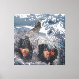 Impressão Em Tela Espírito Nativo do Alasca
