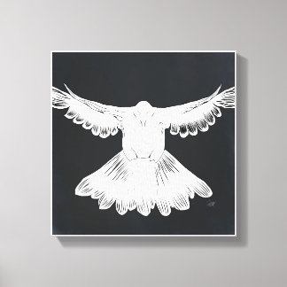 Impressão Em Tela Espírito Santo Estilo de Design de Dente Negra Nº