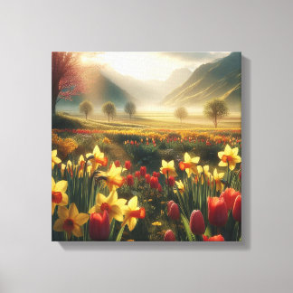 Impressão Em Tela Esplendor da Florada de Primavera