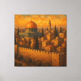 Impressão Em Tela Esplendor Eterno de Jerusalém