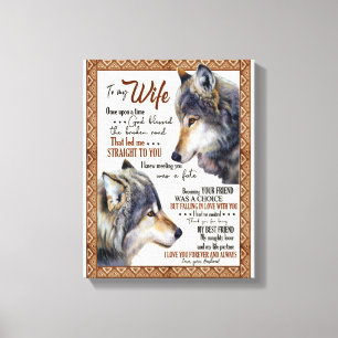Impressão Em Tela Esposa Amo-Te Para A Minha Esposa Para Sempre