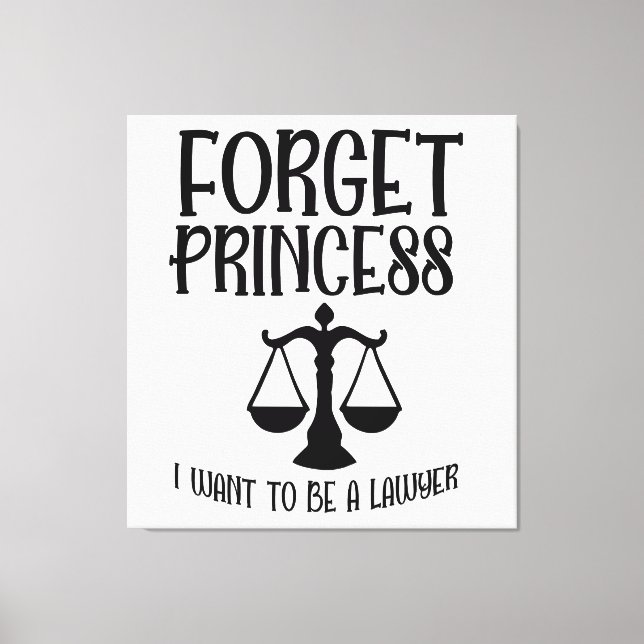 Impressão Em Tela Esqueça a Princesa (Frente)