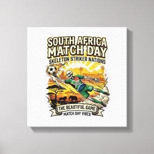 Impressão Em Tela Esqueleto de Dia de Partida da África do Sul Strik
