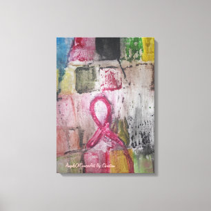 Impressão Em Tela Esta arte foi criada para o apoio ao cancer de