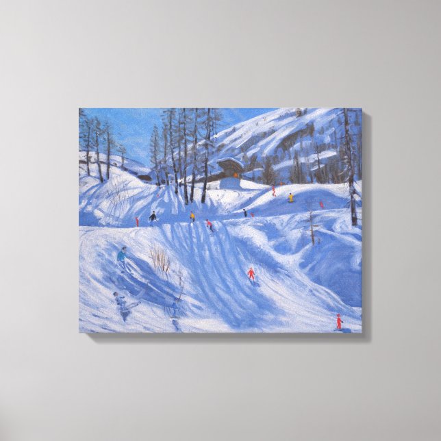 Impressão Em Tela Estação de esqui Tignes 2009 (Frente)