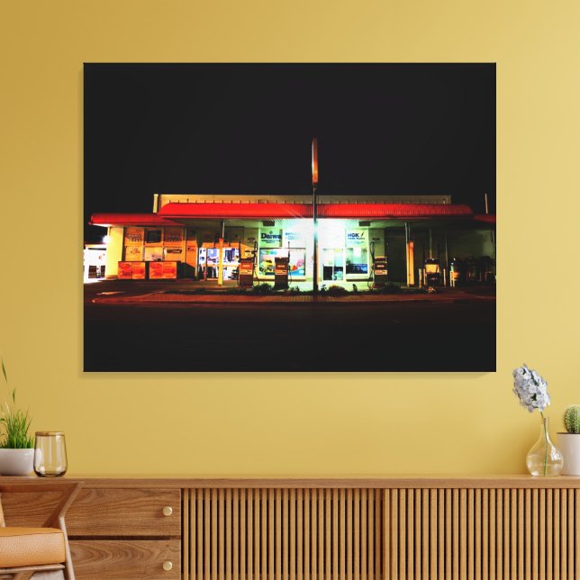 Impressão Em Tela estação de gás moderna (Insitu(Sala de estar))