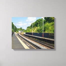 Impressão Em Tela Estação Ferroviária de Cottingley, Leeds