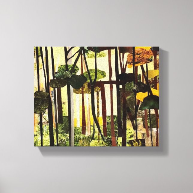 Impressão Em Tela Estações II. Papel cortado por Therese Kramer (Frente)