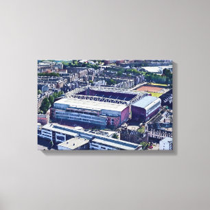 Impressão Em Tela Estádio Tynecastle Edimburgo Arte Aérea