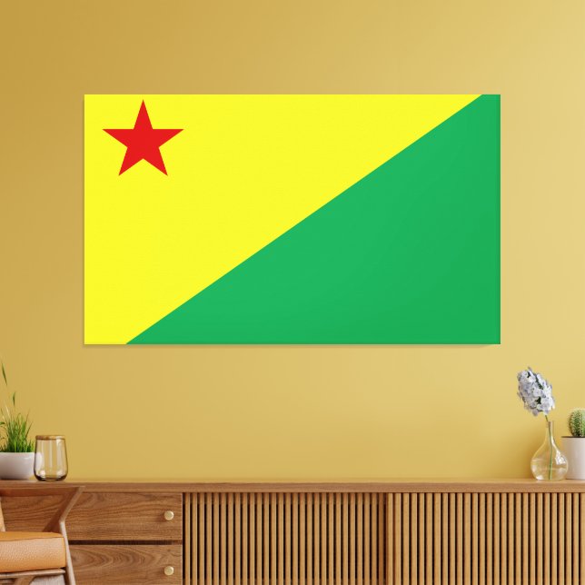 Impressão Em Tela estado do Acre (Insitu(Sala de estar))