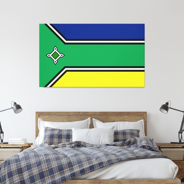 Impressão Em Tela estado do Amapá (Insitu(Quarto))
