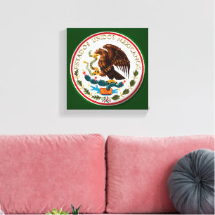 Impressão Em Tela Estados Unidos Mexicanos