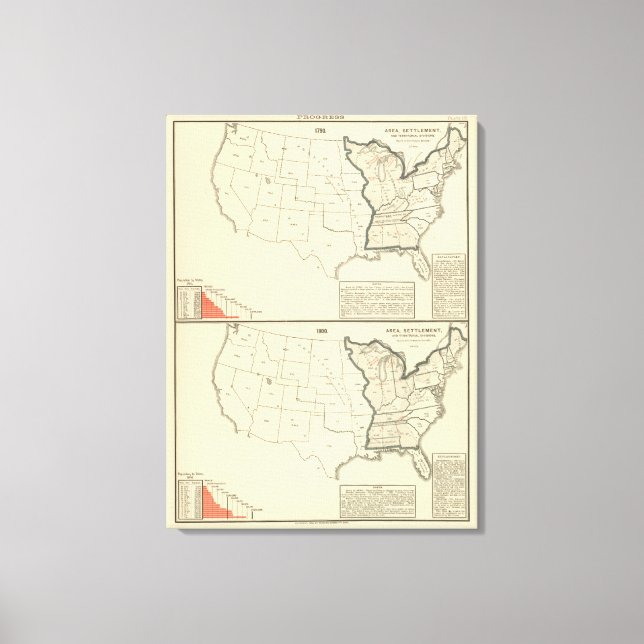 Impressão Em Tela Estados Unidos Temáticos (Frente)