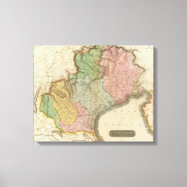 Impressão Em Tela Estados venezianos (Frente)