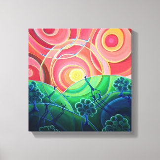 Impressão em Tela - Estamos Todos Conectados - art