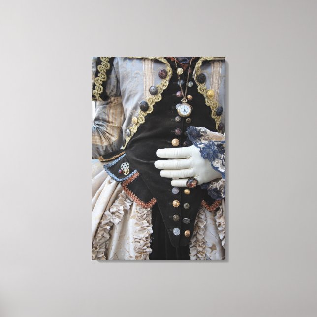 Impressão Em Tela Estampunk bodice, Carnaval, Veneza (Frente)