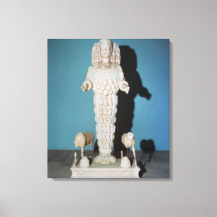 Impressão Em Tela Estátua de Artemis com cães de caça, c.AD 135-7