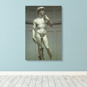 Impressão Em Tela Estátua de Davi de Michelangelo
