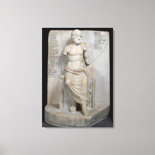 Impressão Em Tela Estátua de Euripides