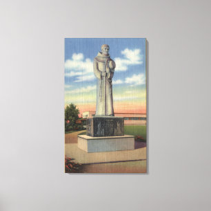 Impressão Em Tela Estátua do padre Garces no círculo de Garces