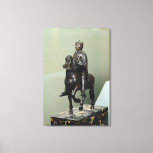 Impressão Em Tela Estátua equestre de Charlemagne