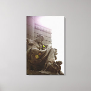 Impressão Em Tela Estátua indiana americana do Museu Nacional