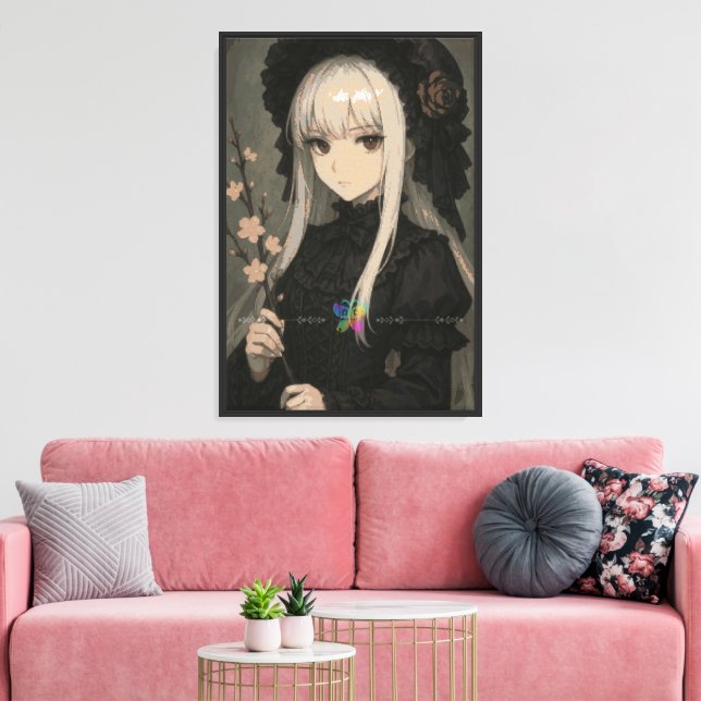 Impressão em Tela Esticada (Insitu(Sala de estar))
