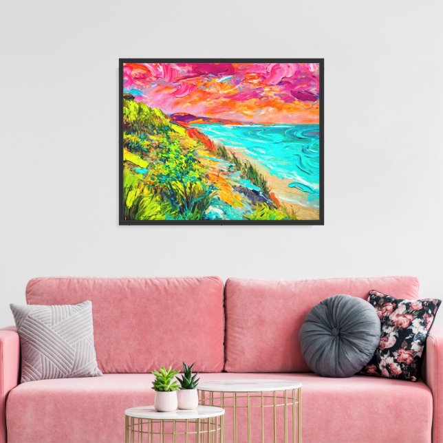 Impressão em Tela Esticada (Insitu(Sala de estar))