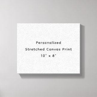 Impressão em Tela Esticada 10" x 8" Personalizada