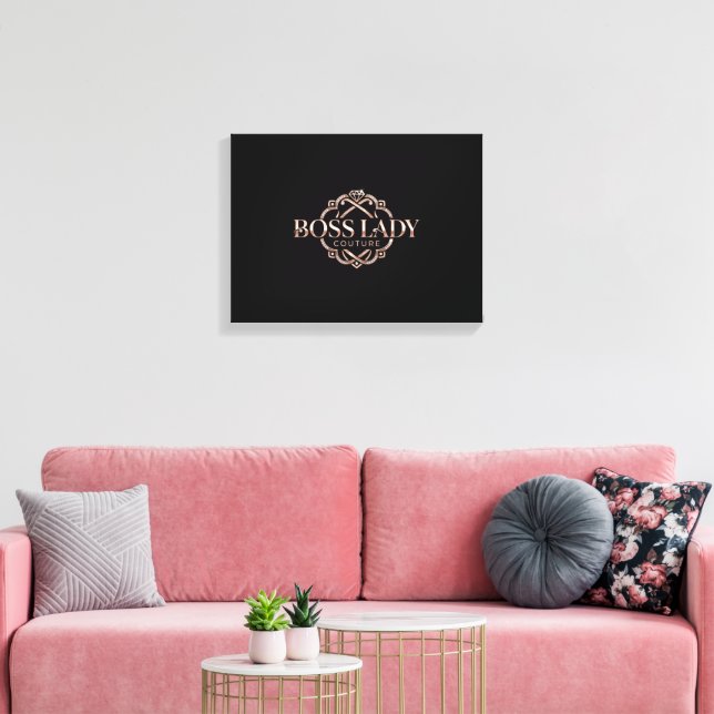 Impressão em Tela Esticada Boss Lady (Insitu(Sala de estar))