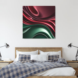 Impressão em tela esticada com gráfico elegante