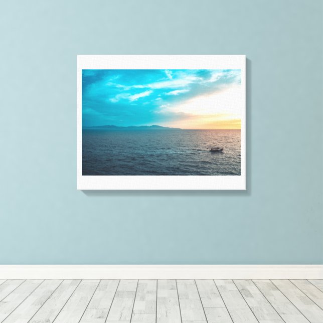 Impressão em Tela Esticada de Foto Personalizada (Insitu(piso de madeira))