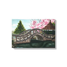Impressão em Tela Esticada de Jardim Japonês