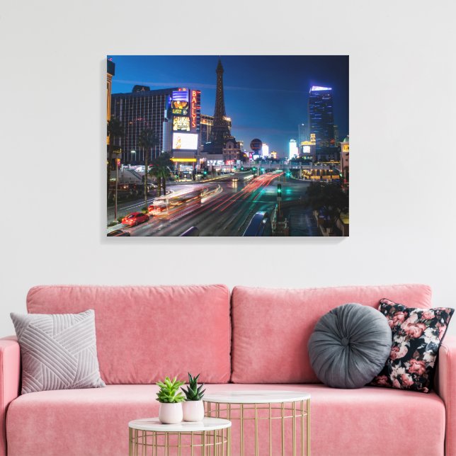 Impressão em Tela Esticada de Vegas (Insitu(Sala de estar))