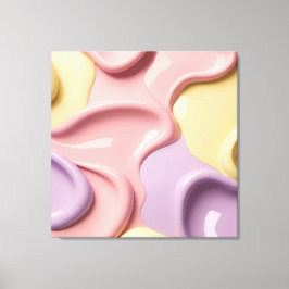 Impressão em tela esticada em gráfico elegante