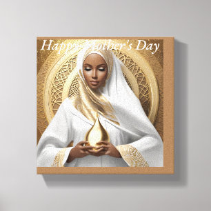 Impressão em Tela Esticada Feliz Dia das Mães